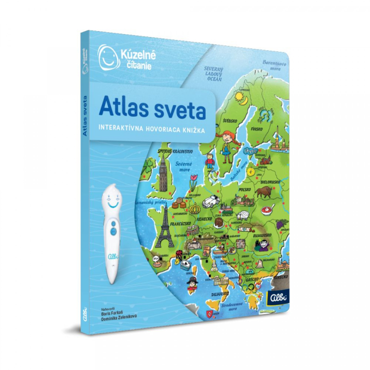 Kniha Atlas sveta – kúzelné čítanie